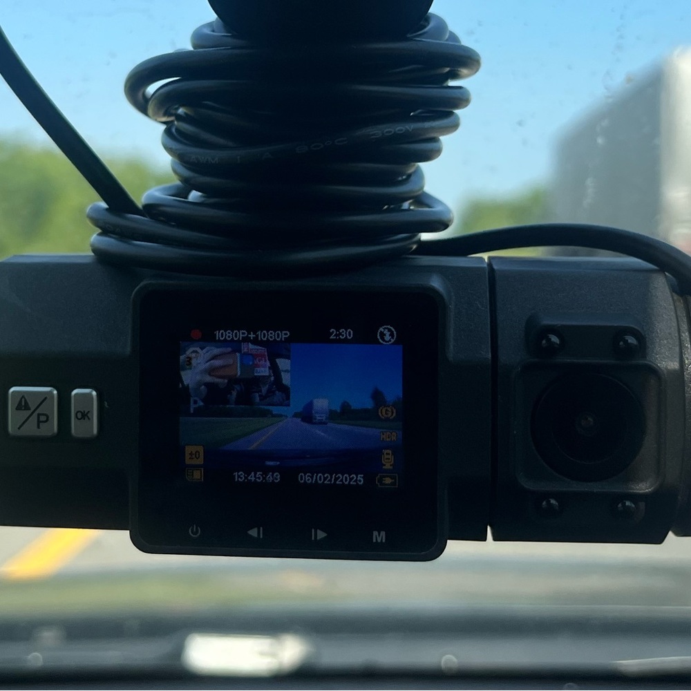 Vantrue OnDash N2 Pro Dual Lens Nightvision 2.5K 1440P Dash Cam with 256 GB SD - Picture 5 of 7